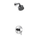 Bathroom Square Brass In Wall Concealed Rain Shower Faucet Set for Bath